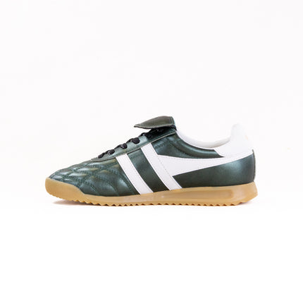 Gola Classics Stadium '86 Sneakers (Women's) - Bottle Green/Off White