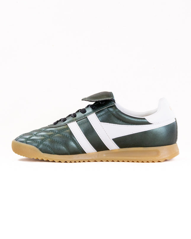 Gola Classics Stadium '86 Sneakers (Women's) - Bottle Green/Off White