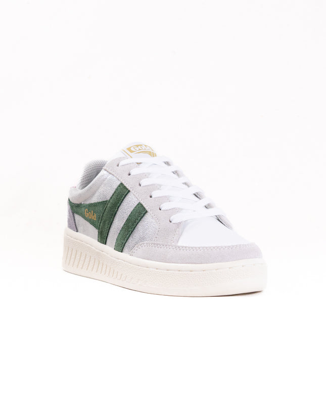 Gola Classics Superslam Blaze Sneakers (Women's) - Silver/Evergreen/Chalk/Pink