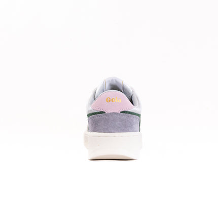 Gola Classics Superslam Blaze Sneakers (Women's) - Silver/Evergreen/Chalk/Pink
