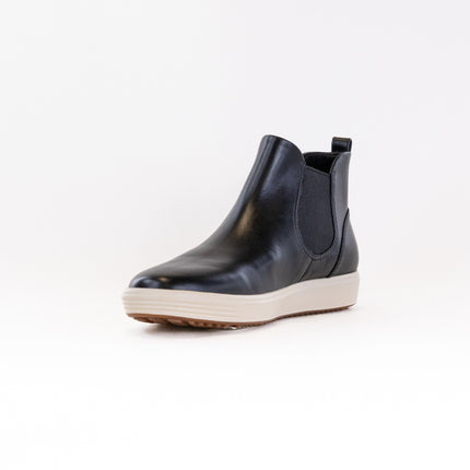 ECCO Soft 7 Chelsea Bootie (Women's) - Black