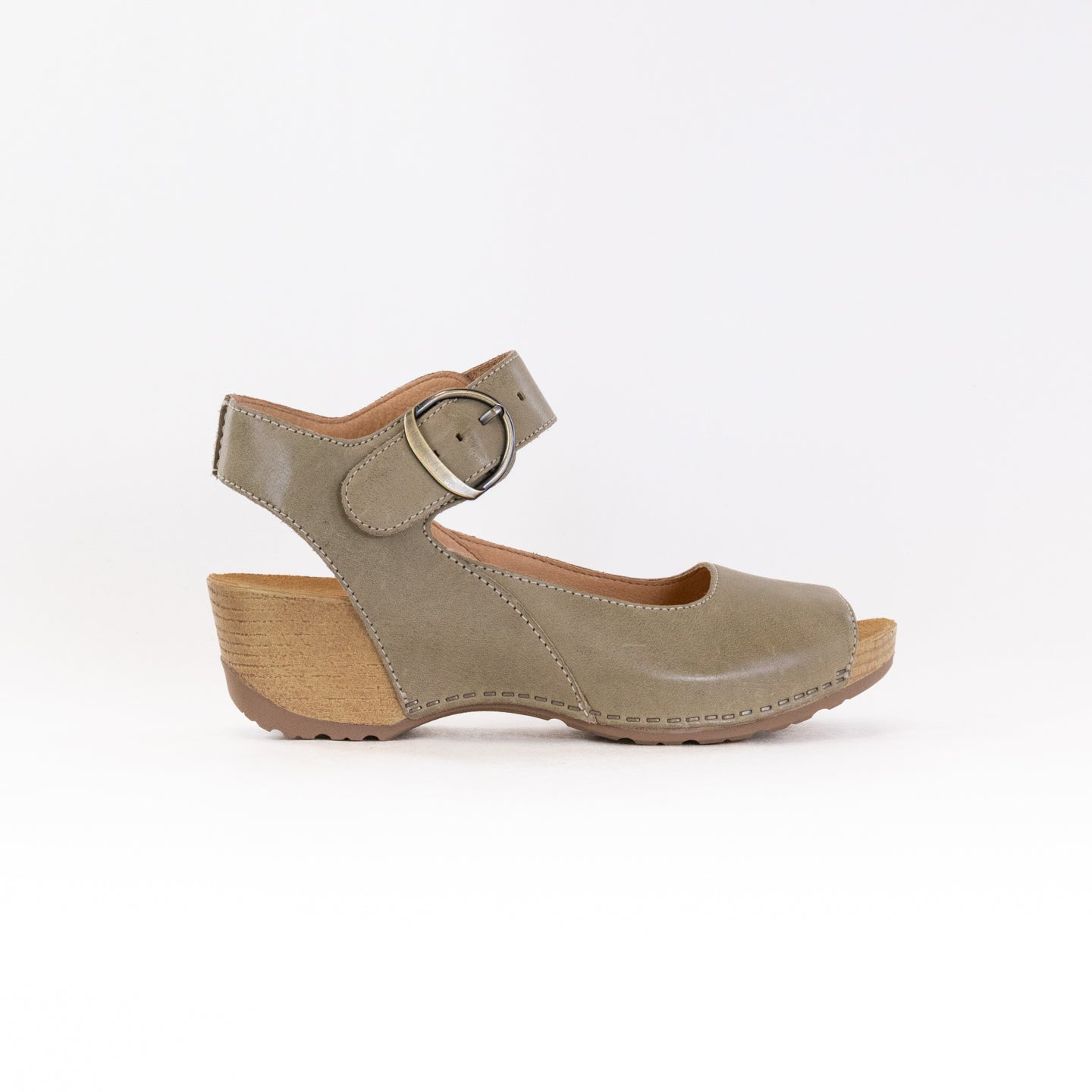 Dansko Tiana (Women's) - Khaki Leather