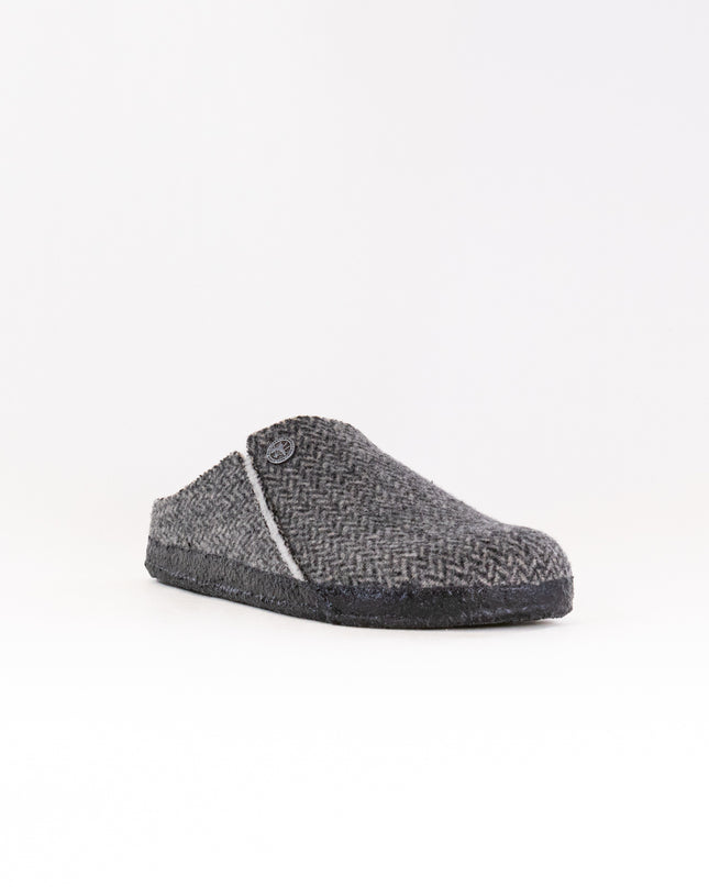 Birkenstock Zermatt Shearling (Women's) - Herringbone Gray/Natural