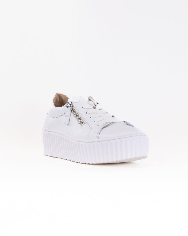 Gabor 23.200.21 Double Zip Platform Sneaker (Women's) - ICE