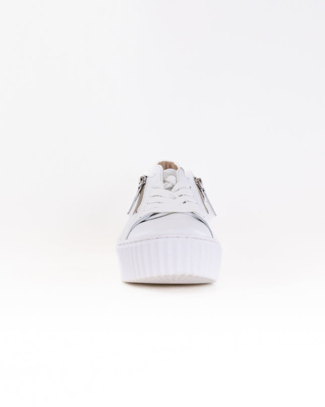 Gabor 23.200.21 Double Zip Platform Sneaker (Women's) - ICE