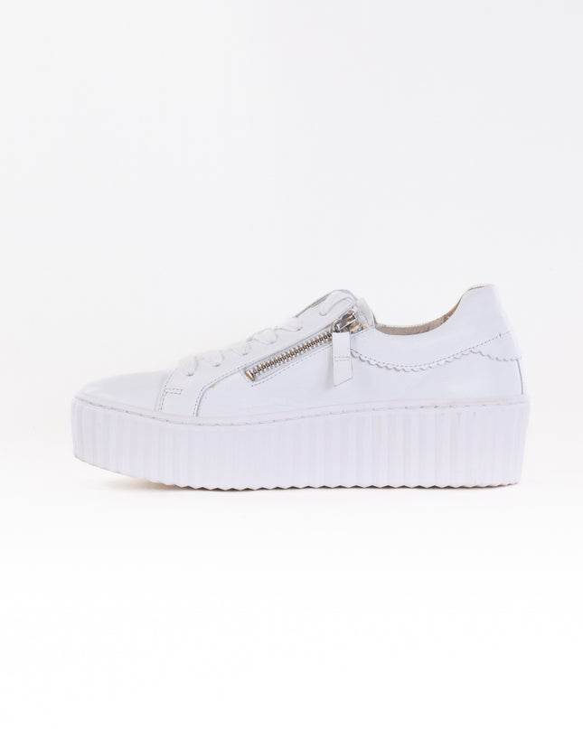 Gabor 23.200.21 Double Zip Platform Sneaker (Women's) - ICE