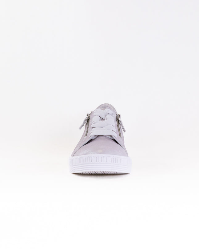 Gabor 43.334.61 Double Zip Sneaker (Women's) - Light Grey