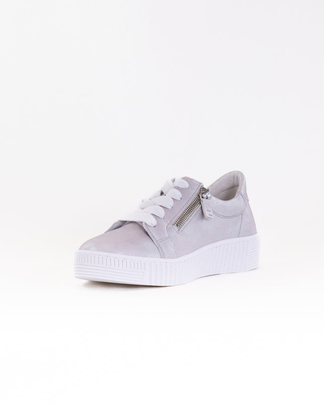 Gabor 43.334.61 Double Zip Sneaker (Women's) - Light Grey