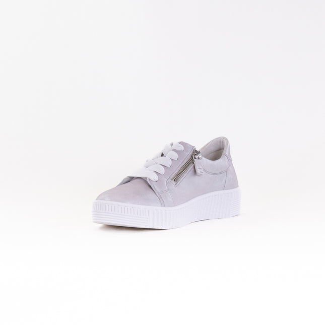 Gabor 43.334.61 Double Zip Sneaker (Women's) - Light Grey