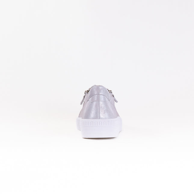 Gabor 43.334.61 Double Zip Sneaker (Women's) - Light Grey