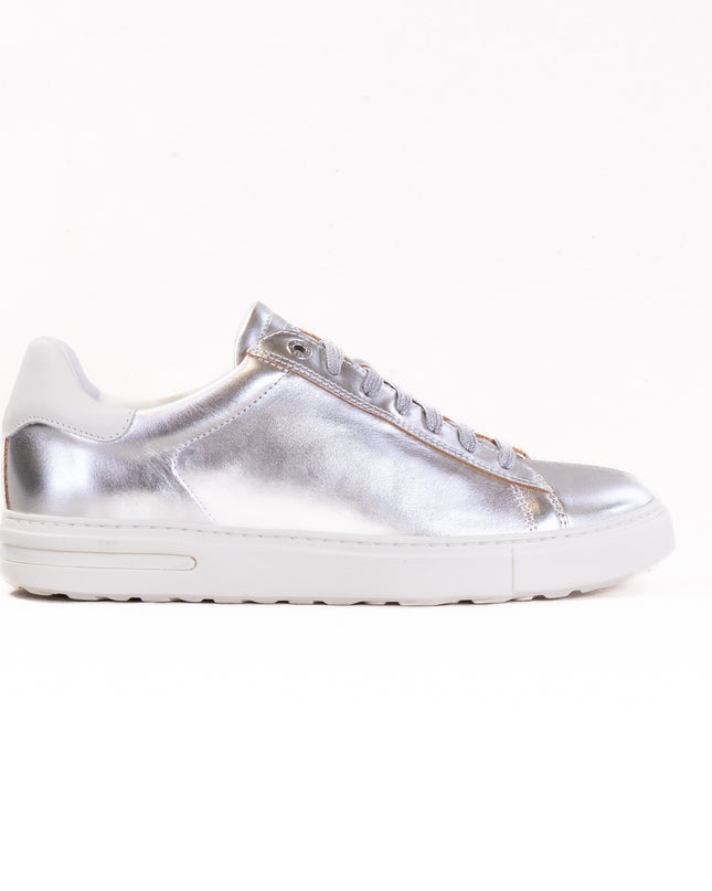 Birkenstock Bend Low (Women's) - Silver Metallic Leather