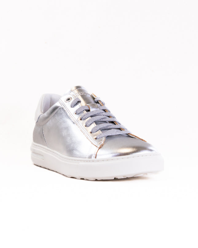 Birkenstock Bend Low (Women's) - Silver Metallic Leather