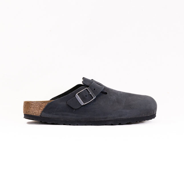 Birkenstock Boston (Unisex) - Black Oiled Leather