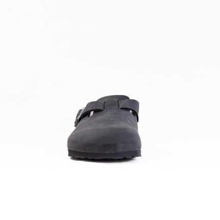 Birkenstock Boston (Unisex) - Black Oiled Leather