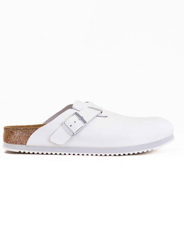 Birkenstock Boston Super Grip (Unisex) - White