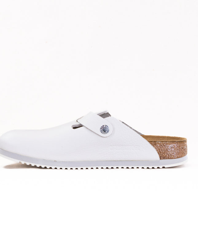 Birkenstock Boston Super Grip (Unisex) - White