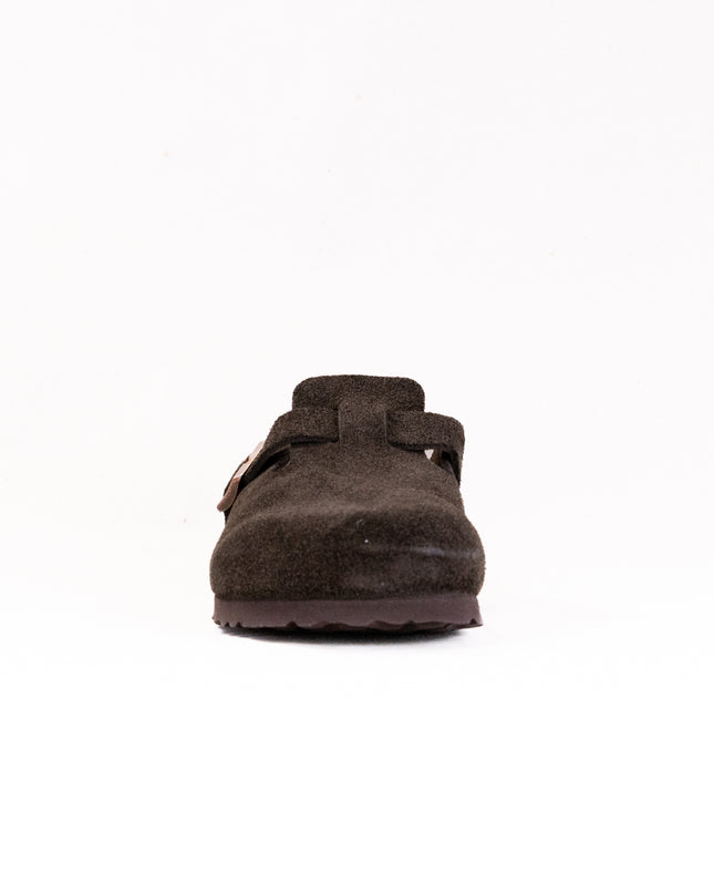 Birkenstock Boston Soft Footbed (Unisex) - Mocha Suede