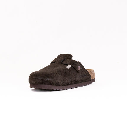 Birkenstock Boston Soft Footbed (Unisex) - Mocha Suede