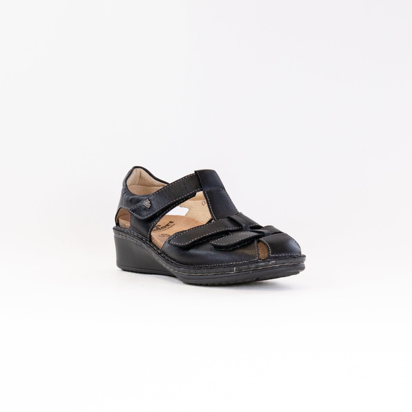 Finn Comfort Funen (Women's) - Black Leather