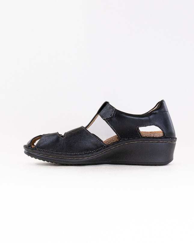 Finn Comfort Funen (Women's) - Black Leather