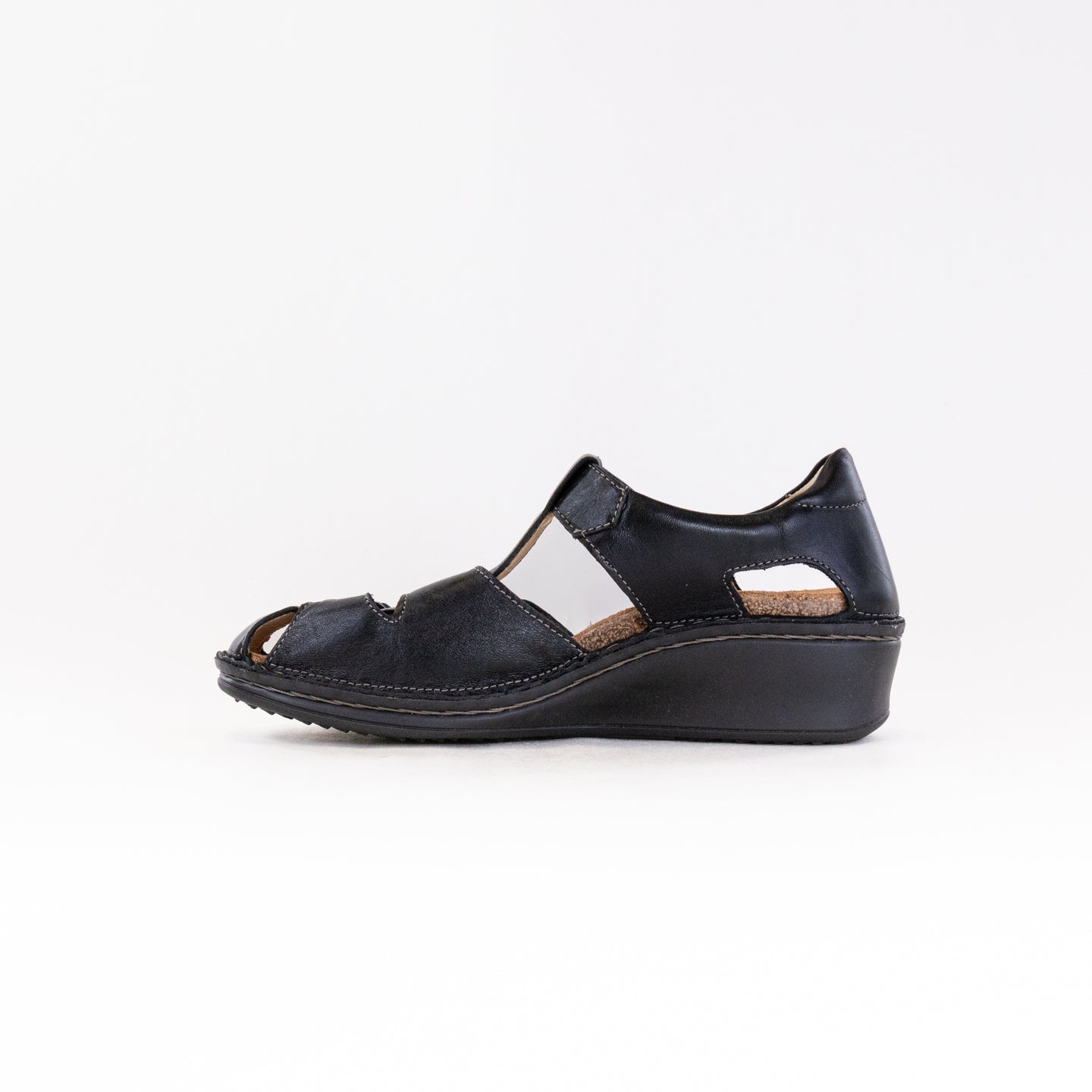 Finn Comfort Funen (Women's) - Black Leather