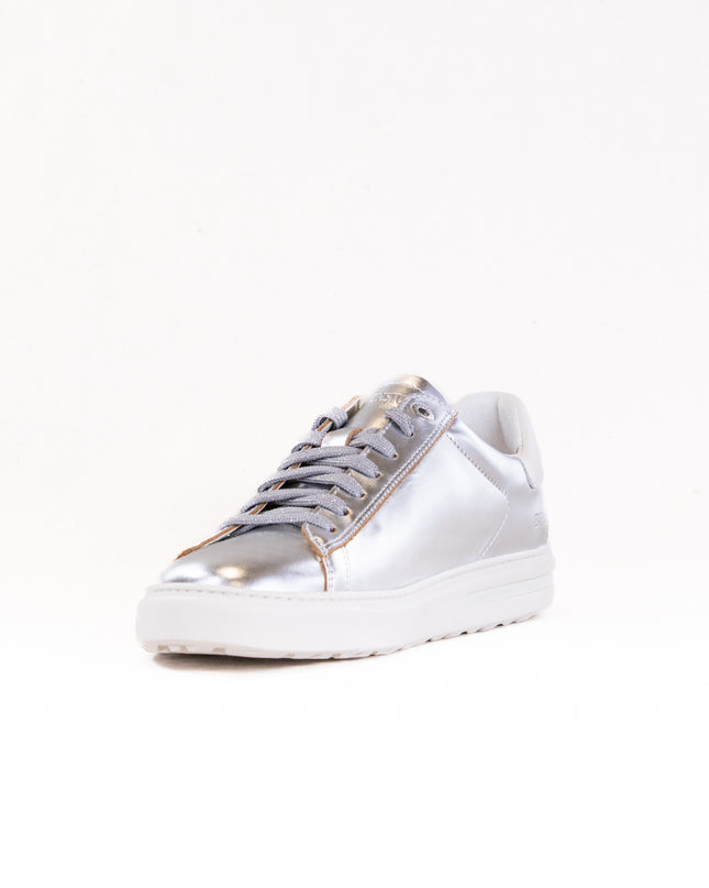 Birkenstock Bend Low (Women's) - Silver Metallic Leather