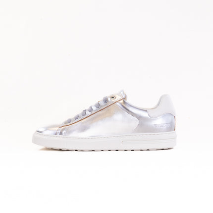 Birkenstock Bend Low (Women's) - Silver Metallic Leather