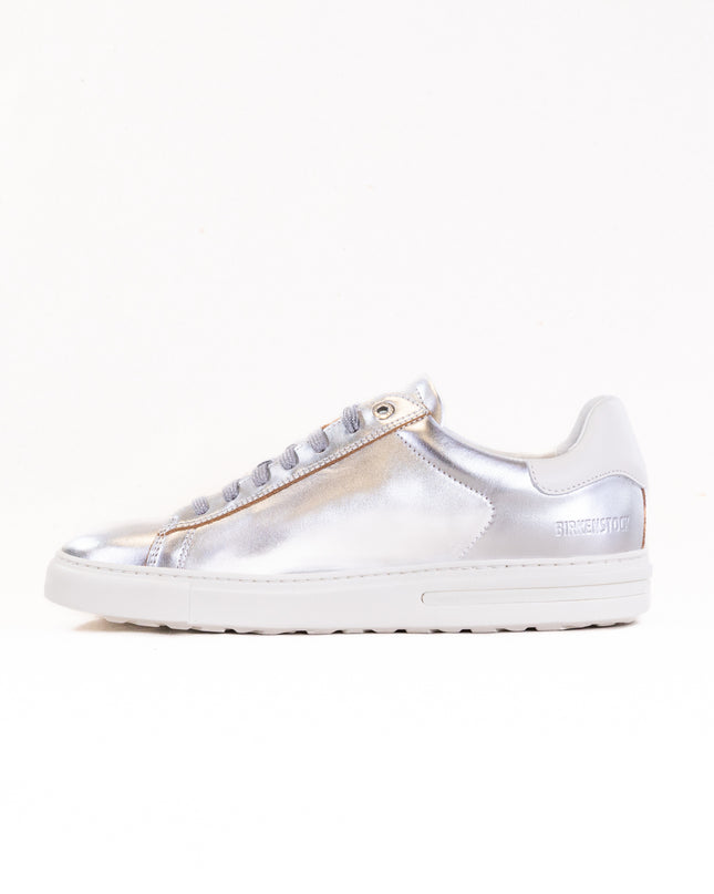 Birkenstock Bend Low (Women's) - Silver Metallic Leather