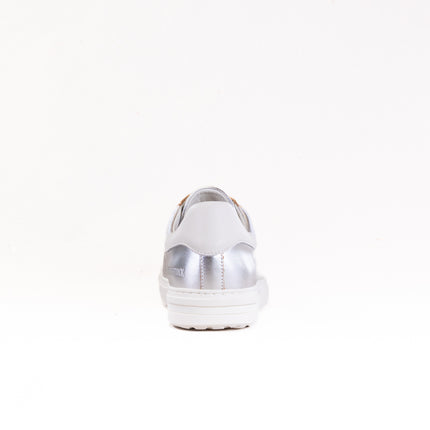 Birkenstock Bend Low (Women's) - Silver Metallic Leather