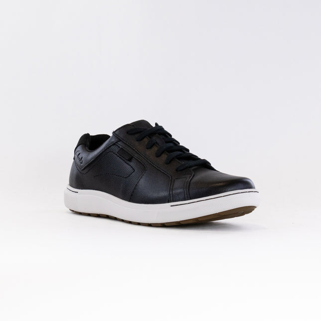 Clarks Mapstone Lace (Men's) - Black Leather