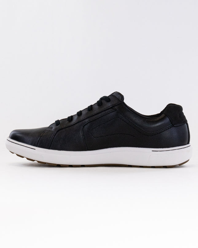 Clarks Mapstone Lace (Men's) - Black Leather