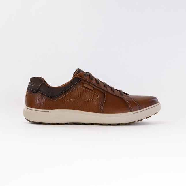 Clarks Mapstone Lace (Men's) - Tan Leather