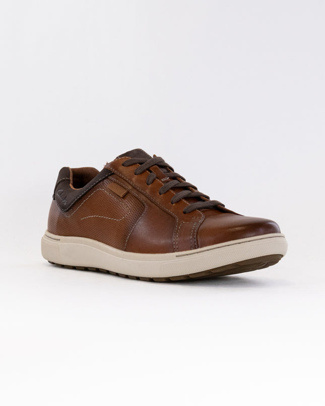 Clarks Mapstone Lace (Men's) - Tan Leather