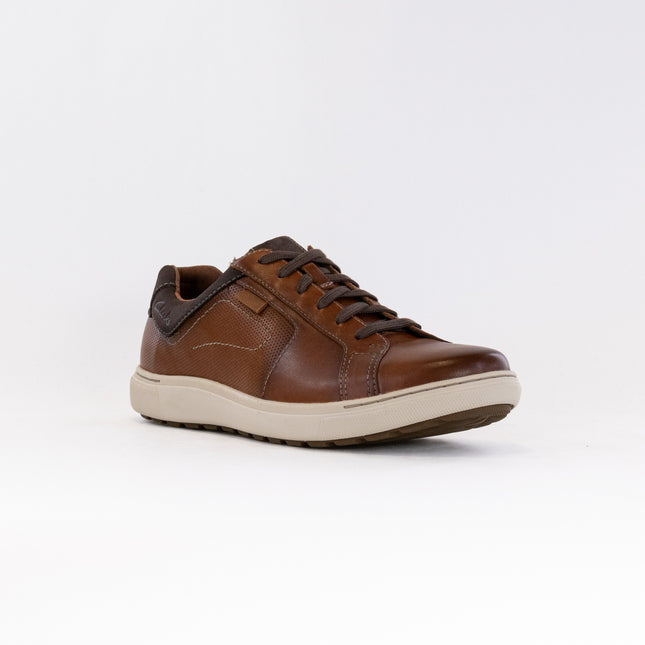 Clarks Mapstone Lace (Men's) - Tan Leather