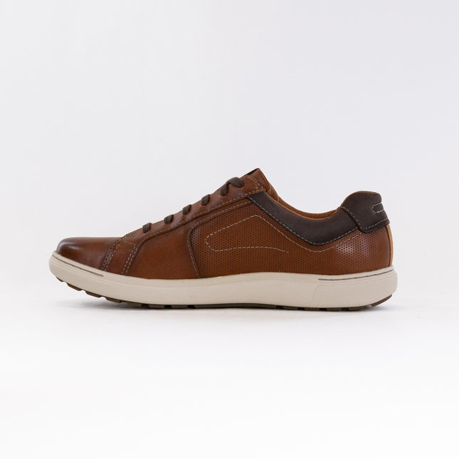 Clarks Mapstone Lace (Men's) - Tan Leather