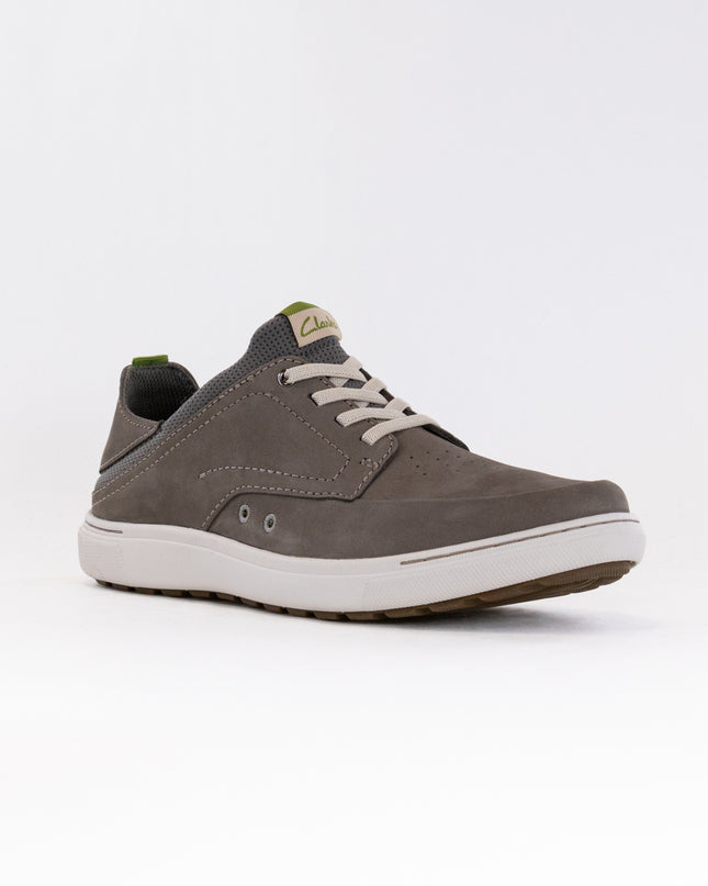 Clarks Mapstone Easy (Men's) - Dark Grey Nubuck Leather