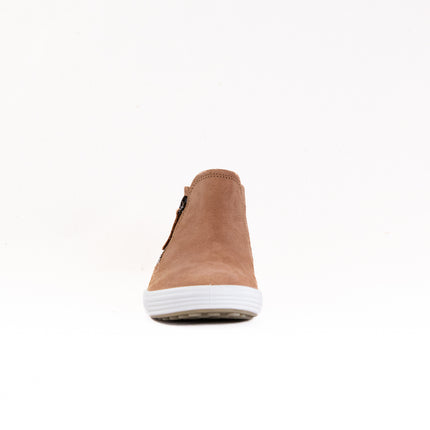 Ecco Soft 7 Side Zip Bootie (Women's) - Cashmere