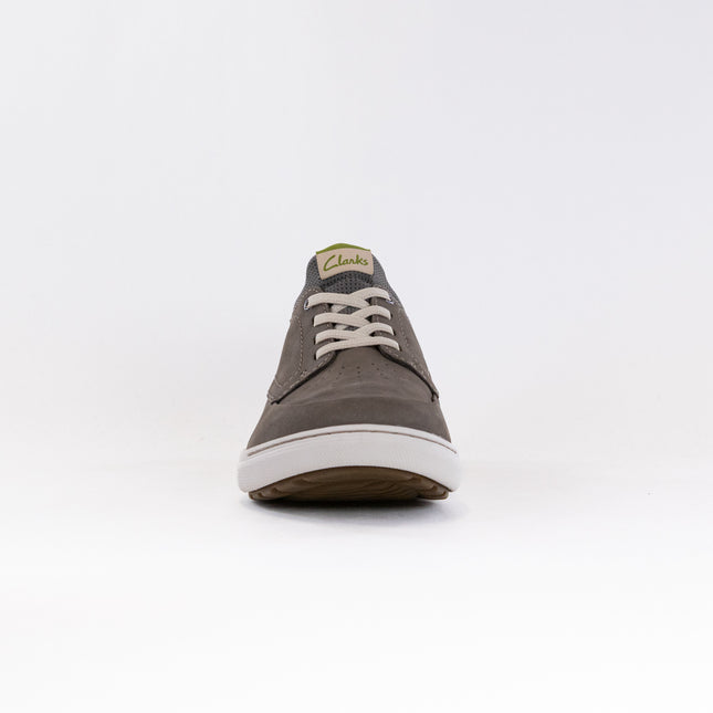 Clarks Mapstone Easy (Men's) - Dark Grey Nubuck Leather