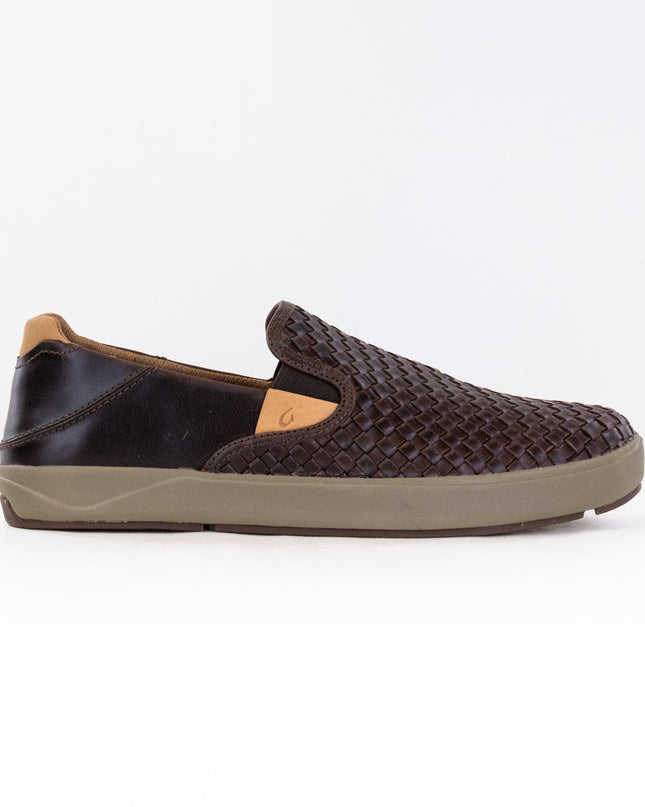 Olukai Lae'ahi Lauhala (Men's) - Dark Wood