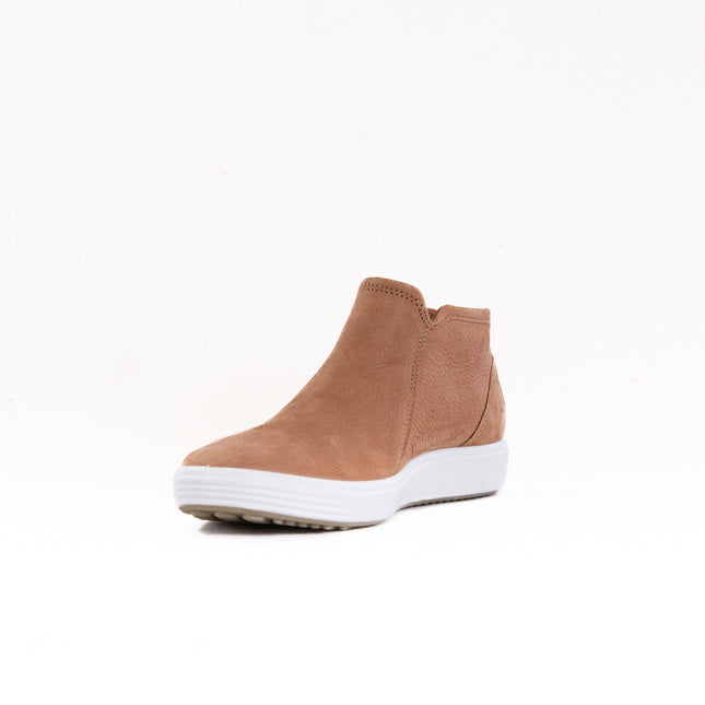 Ecco Soft 7 Side Zip Bootie (Women's) - Cashmere