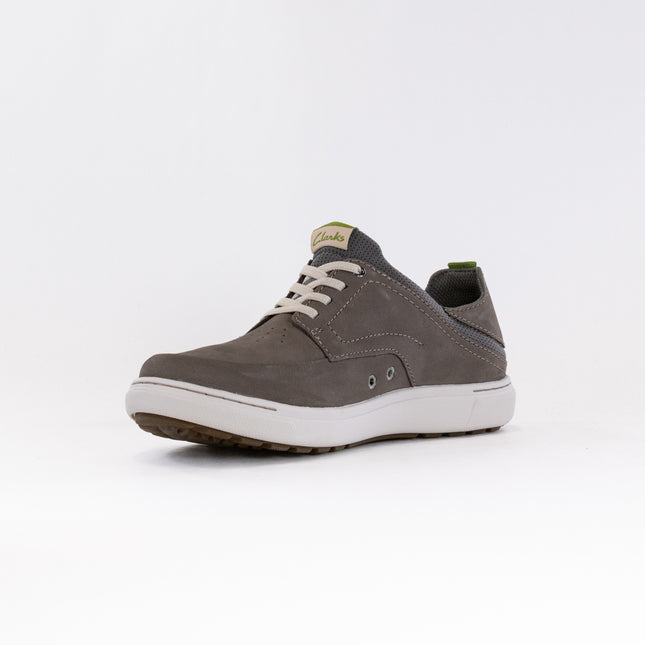 Clarks Mapstone Easy (Men's) - Dark Grey Nubuck Leather