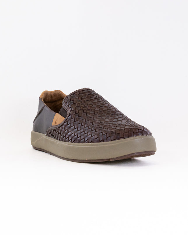 Olukai Lae'ahi Lauhala (Men's) - Dark Wood