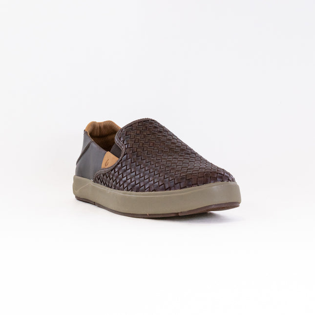 Olukai Lae'ahi Lauhala (Men's) - Dark Wood