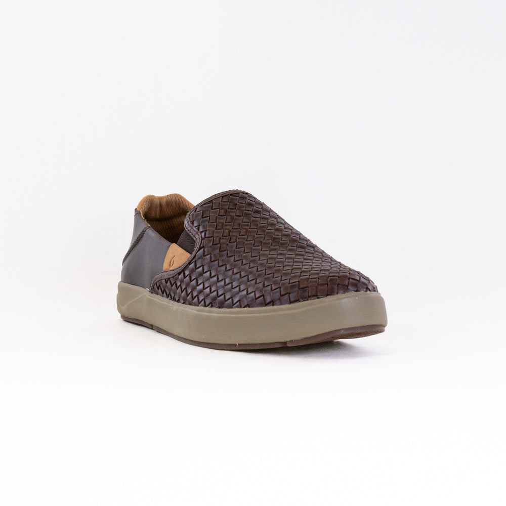 Olukai Lae'ahi Lauhala (Men's) - Dark Wood