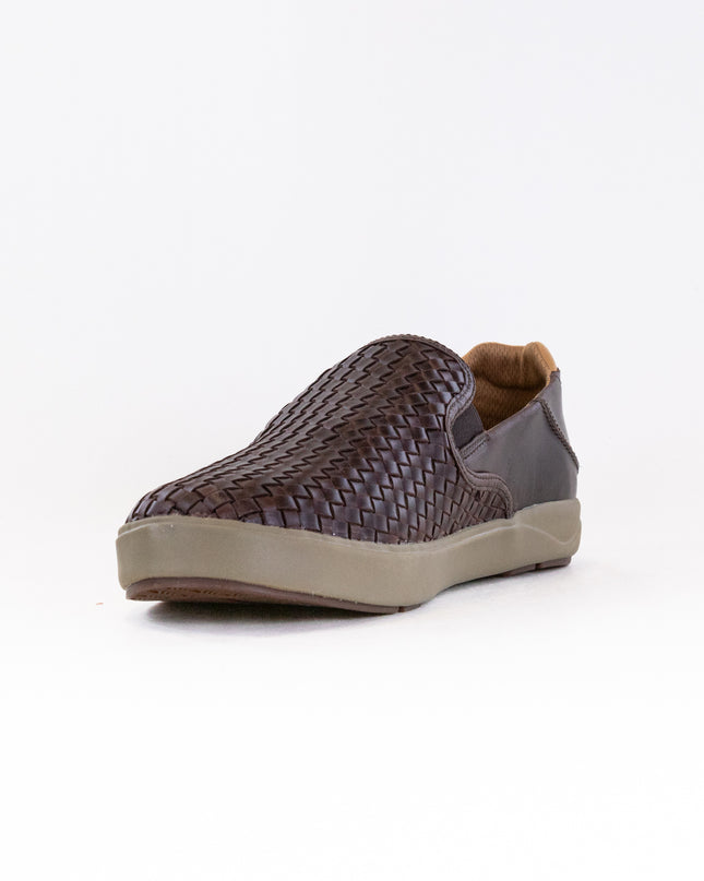 Olukai Lae'ahi Lauhala (Men's) - Dark Wood