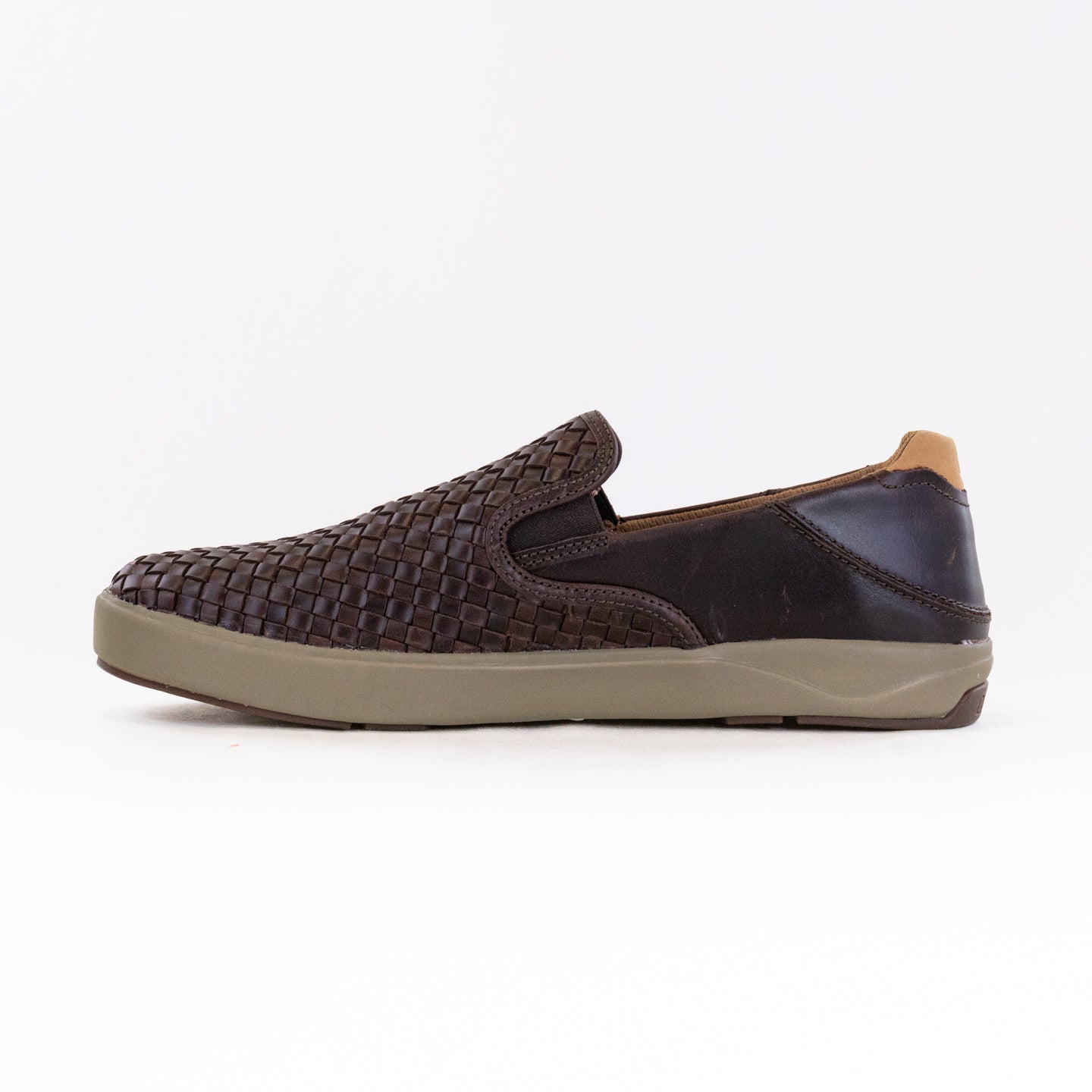 Olukai Lae'ahi Lauhala (Men's) - Dark Wood