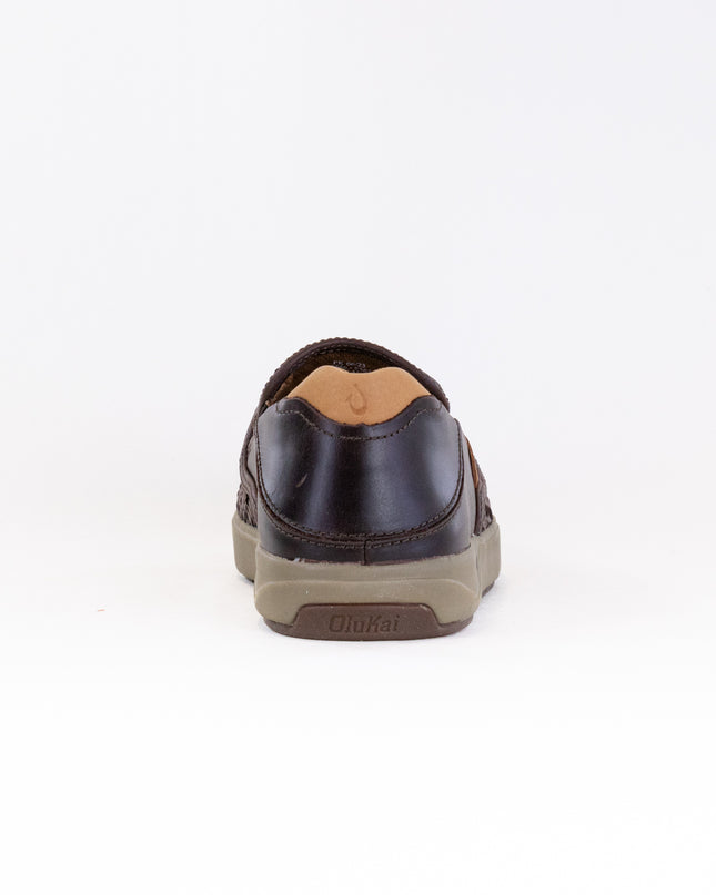 Olukai Lae'ahi Lauhala (Men's) - Dark Wood