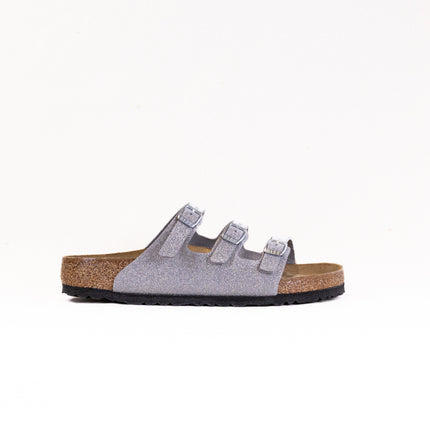 Birkenstock Florida (Women's) - Shiny Glitter Silver