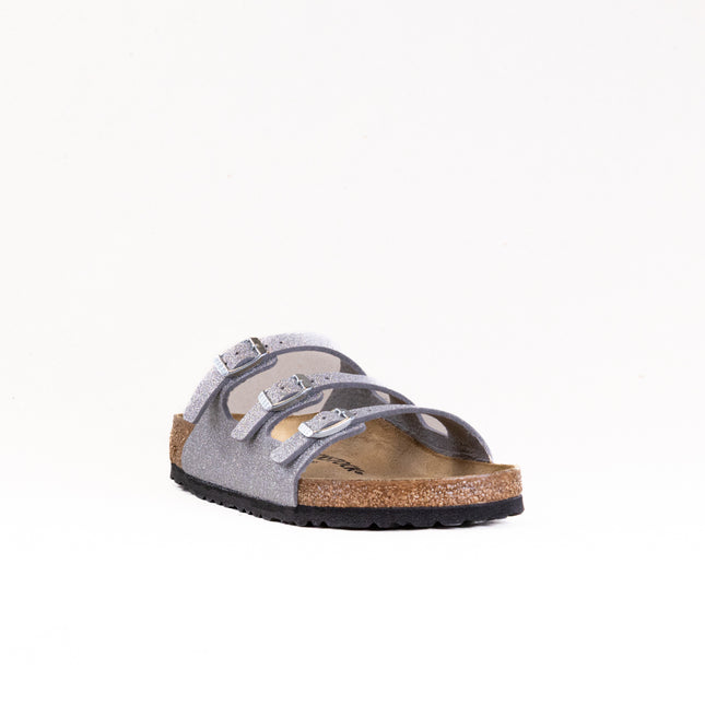 Birkenstock Florida (Women's) - Shiny Glitter Silver