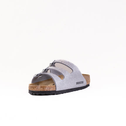 Birkenstock Florida (Women's) - Shiny Glitter Silver